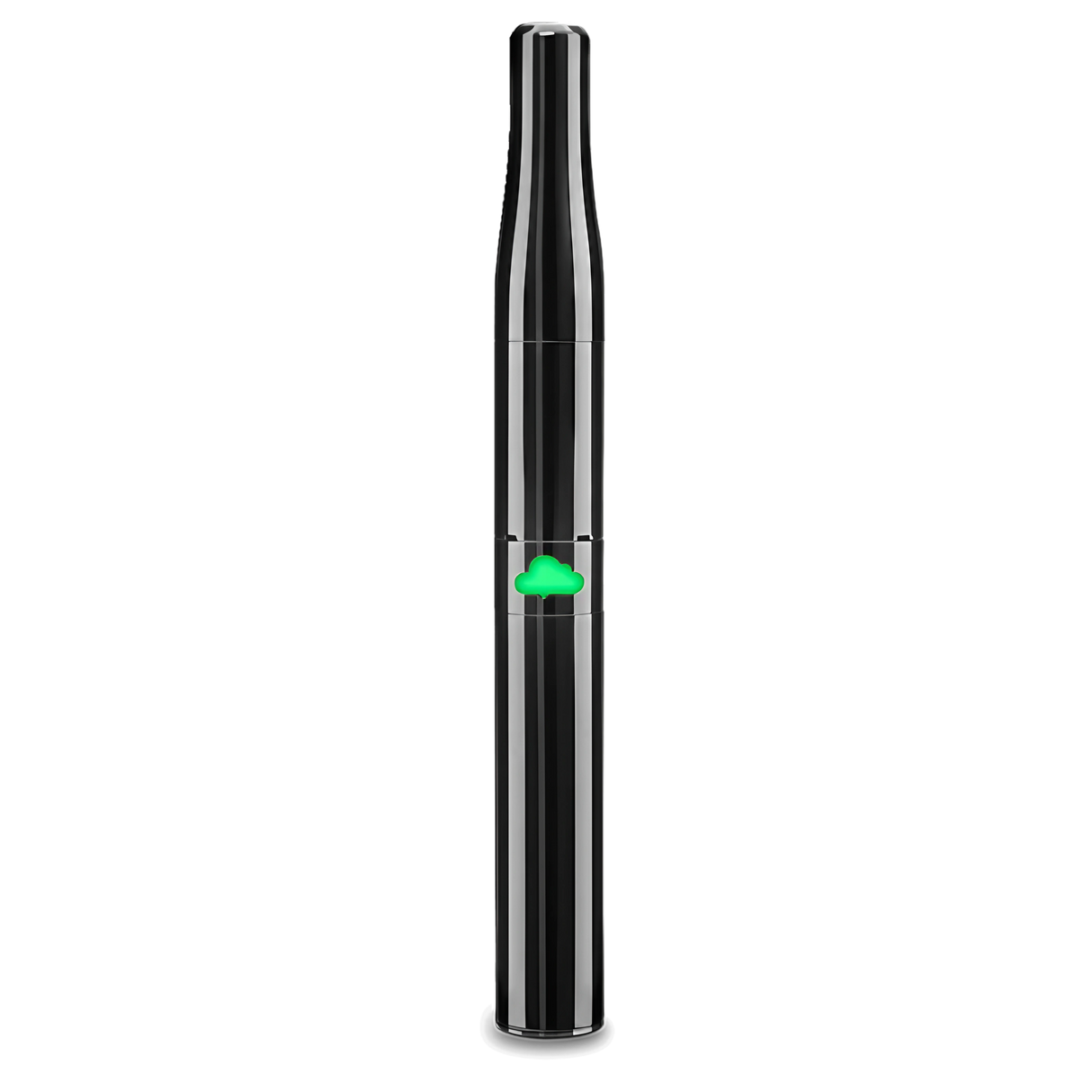 Puffco Plus Portable Dab Pen in Black - Front View for Concentrates with Ceramic Coil