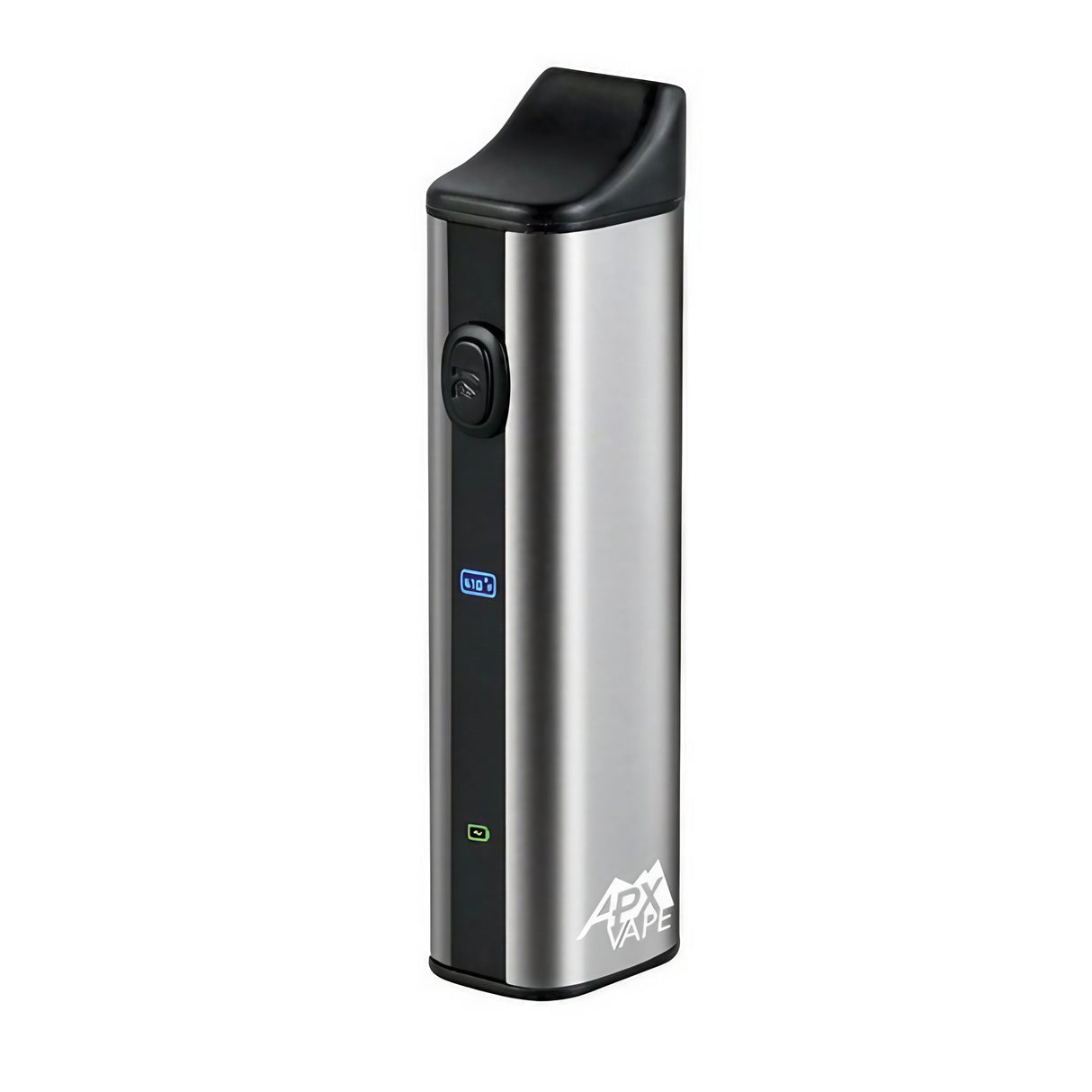 Pulsar APX Vaporizer 2.0 in Silver - Front View - Compact 4" Portable Vape