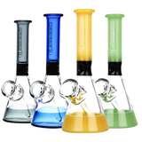 Pulsar Fixed Bowl Mini Beaker Bongs in assorted colors with borosilicate glass