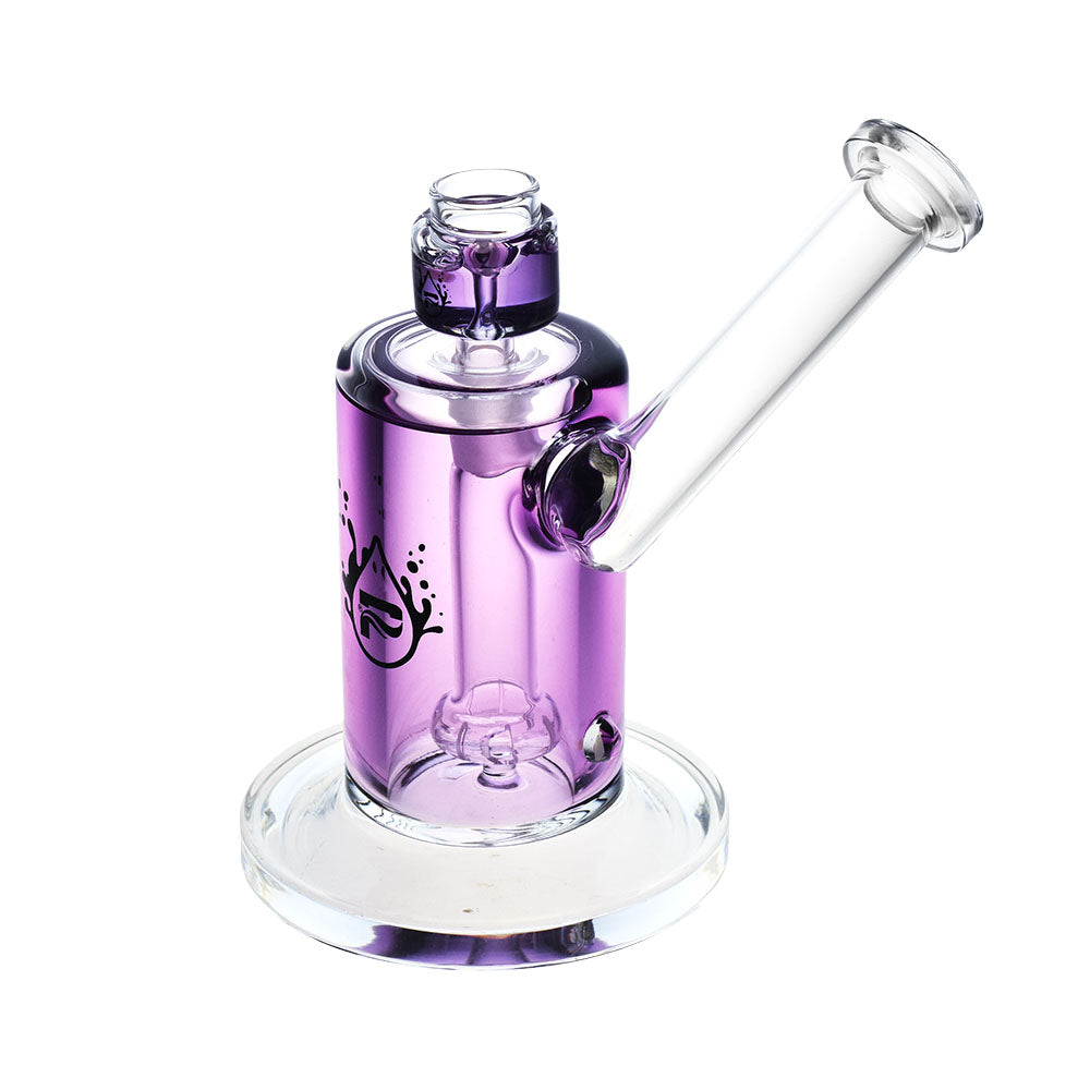 Pulsar Glacial Glycerin Sidecar Bubbler in Purple | 6" | Borosilicate Glass | Front View