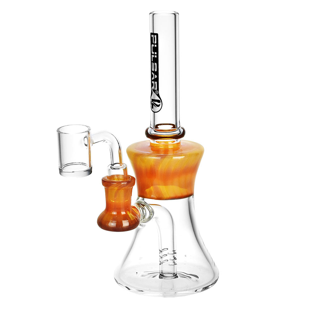 Pulsar Hourglass Chugger Dab Rig | Amber