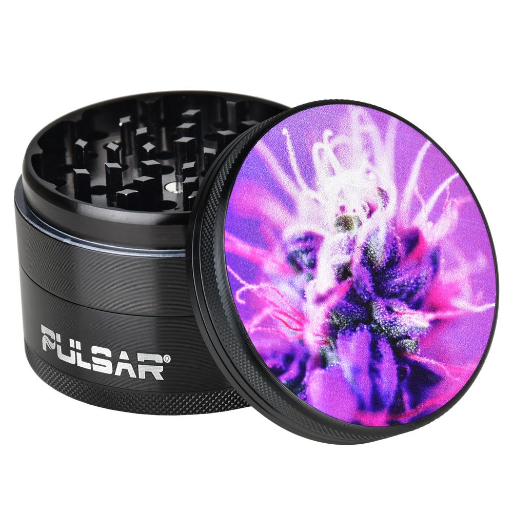 Pulsar Metal Herb Grinder | Flowering