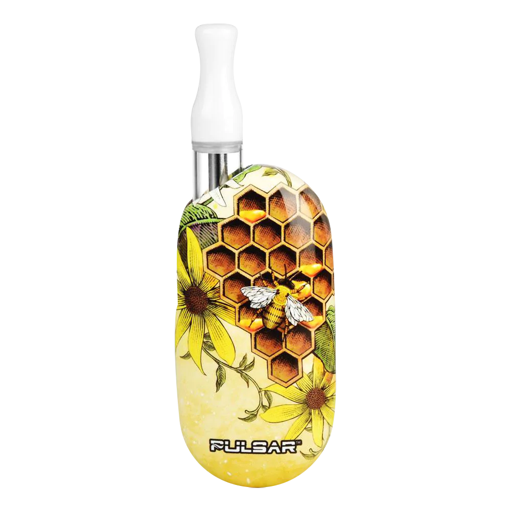 Pulsar Obi Auto-Draw Battery with Honeycomb Design, Side View, Portable Vaporizer
