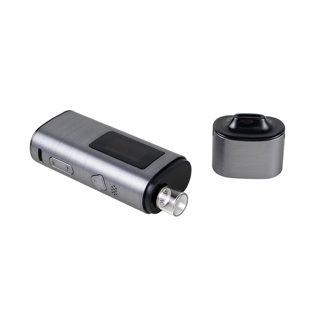 XVAPE XLUX Roffu Lite Vaporizer Kit with digital display and detachable mouthpiece, isolated on white