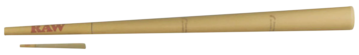 RAW 24" Challenge Cone for Dry Herbs, Front View on Seamless White Background