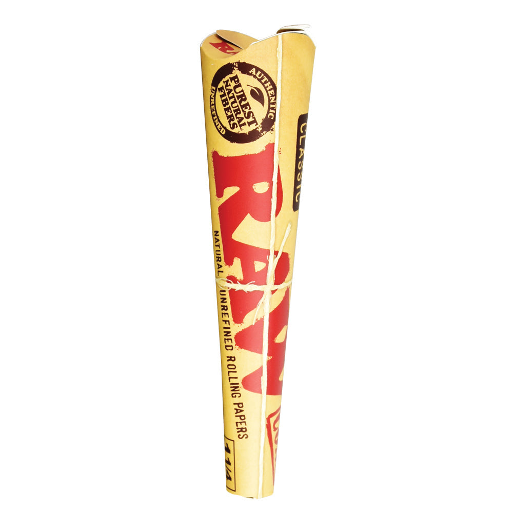 Raw Natural Unrefined Pre-Rolled Cones - 1 1/4 Inch