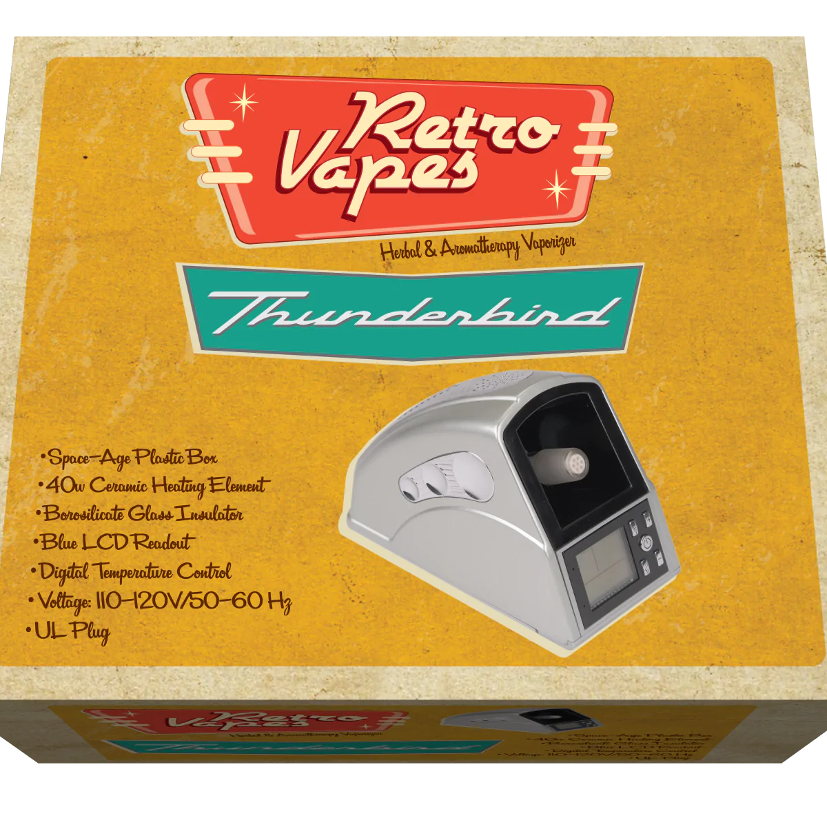 Retro Vapes "The Thunderbird" Tabletop Vaporizer DankGeek Retro Vapes "The Thunderbird" Tabletop Vaporizer DankGeek