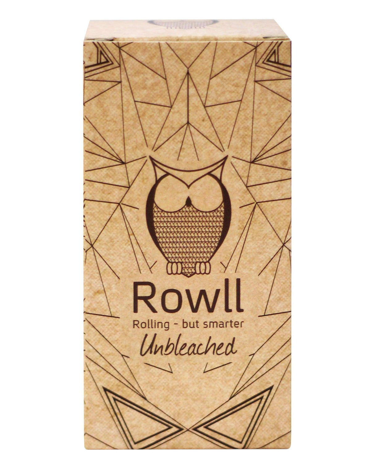 Rowll Rolling Kit 5 Pack - Front View of Unbleached Rolling Papers with Closable Design