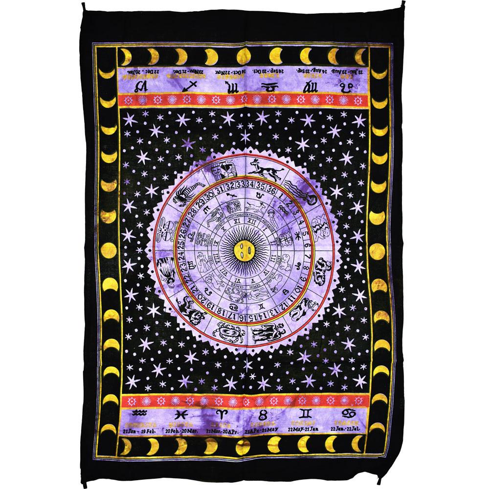 Signs of the Zodiac Mini Tapestry Wall Hanging