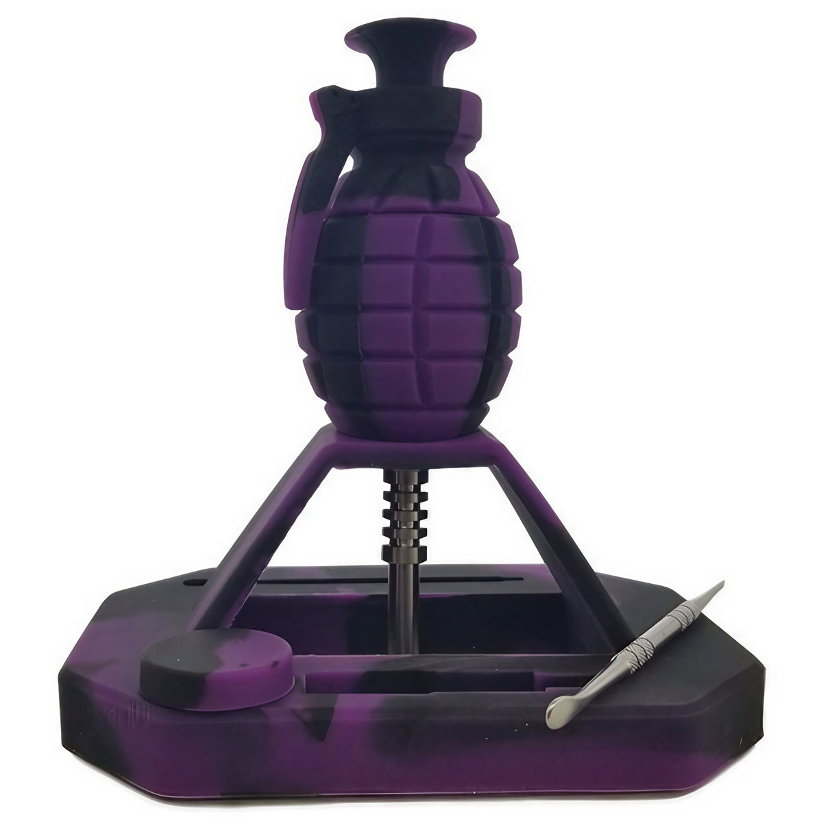 Silicone Grenade Nectar Collector w/ Titanium Straw