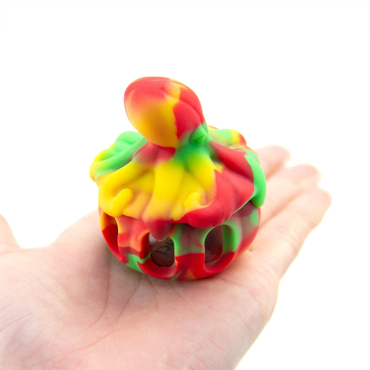 PILOT DIARY Octopus Silicone Dab Container 10ml in Hand, Colorful Design
