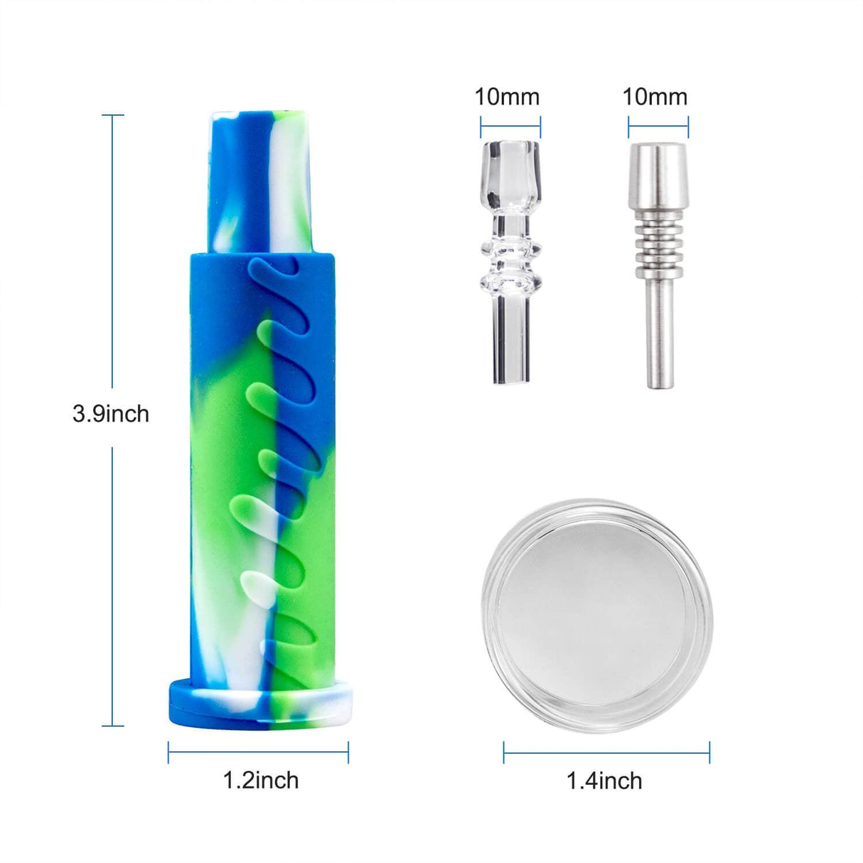 PILOT DIARY Honey Straw Nectar Collector Kit with Dimensions Displayed