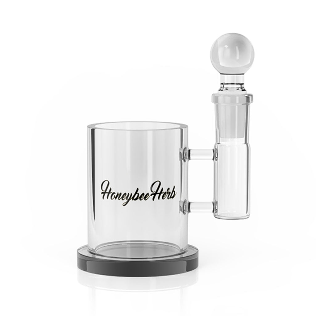 Honeybee Herb Simple ISO Station, Clear Glass Cleaning Station, Front View