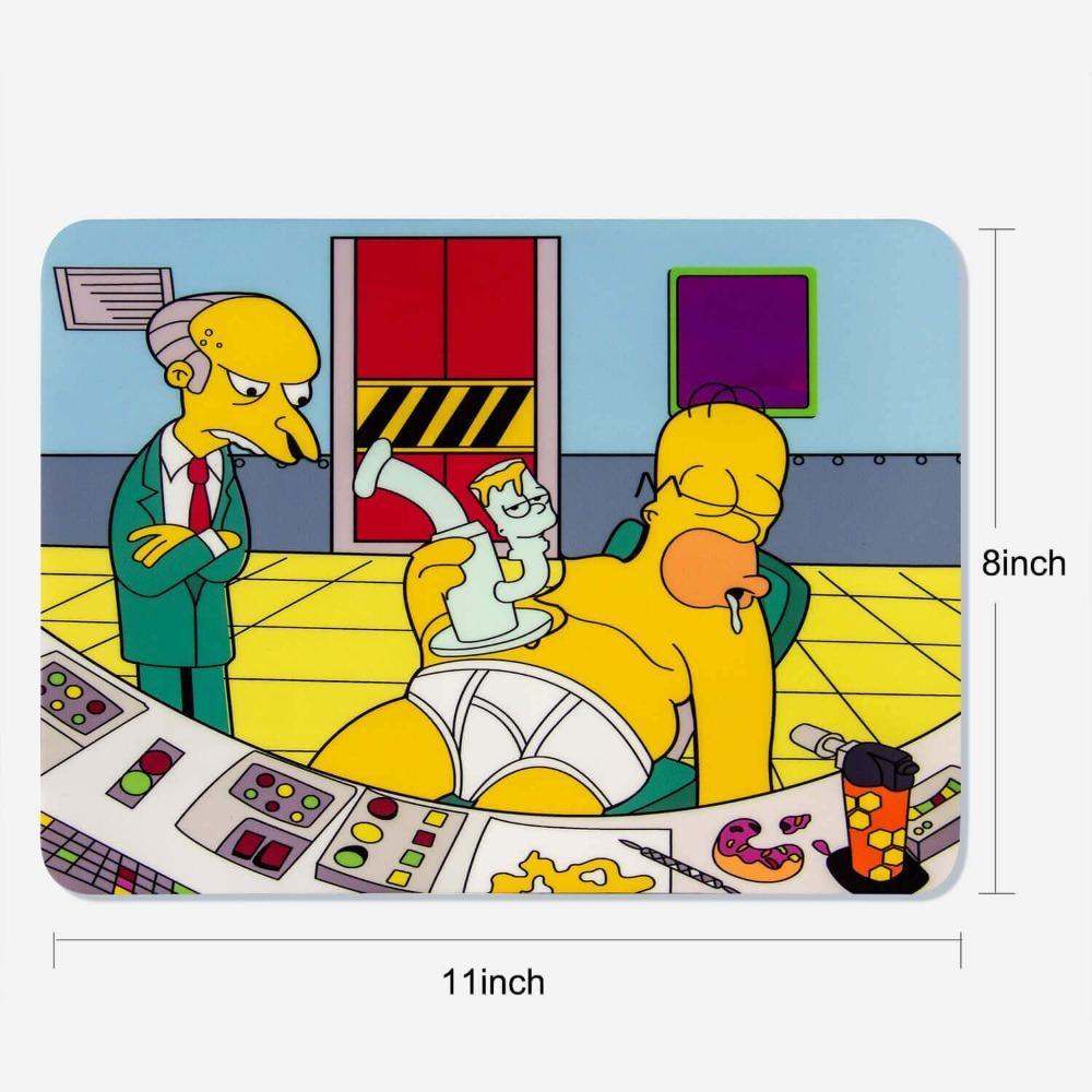 PILOT DIARY Silicone Dab Mat with Cartoon Characters, Easy to Clean, 11x8 inch