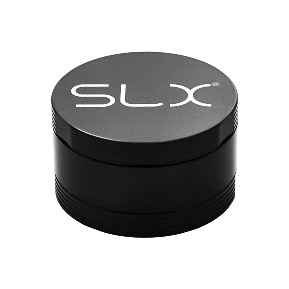 SLX BFG 88 Ceramic Coated Grinder in Black, 4-Part Aluminum Herb Grinder, Top View