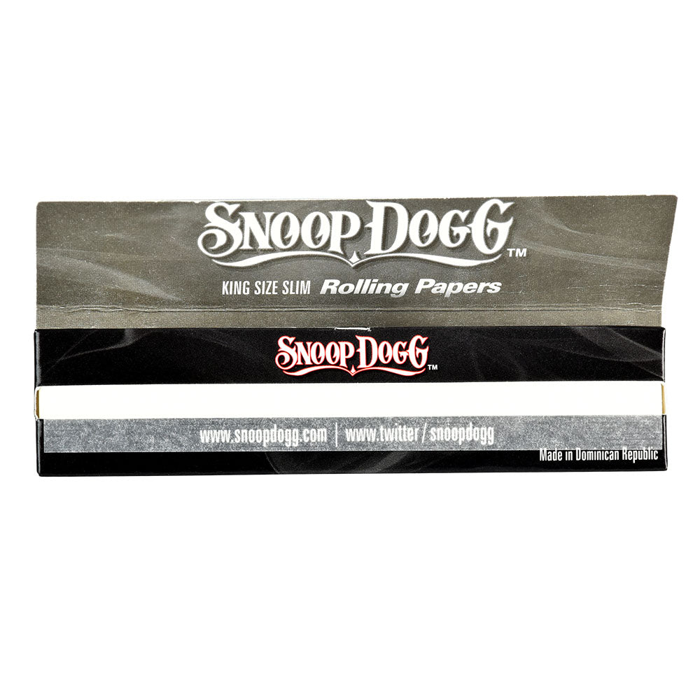 Snoop Dogg King Size Slim Rolling Papers on white background