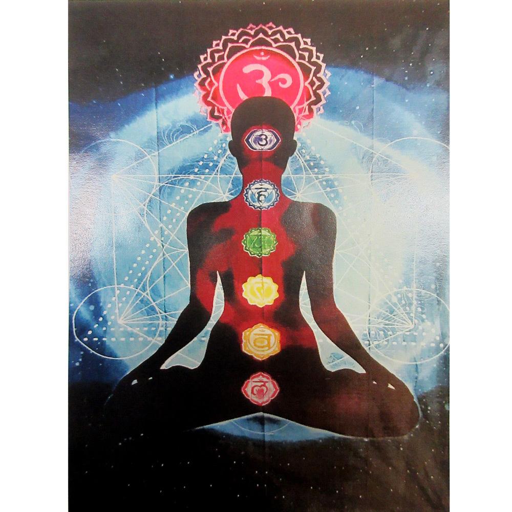 Spiritual Meditation Chakra Tapestry