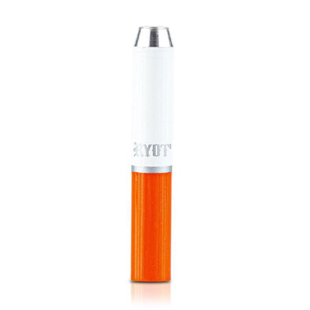 Ryot 2" Classic Cig-1 One Hitter with White and Silver Tip - Front View