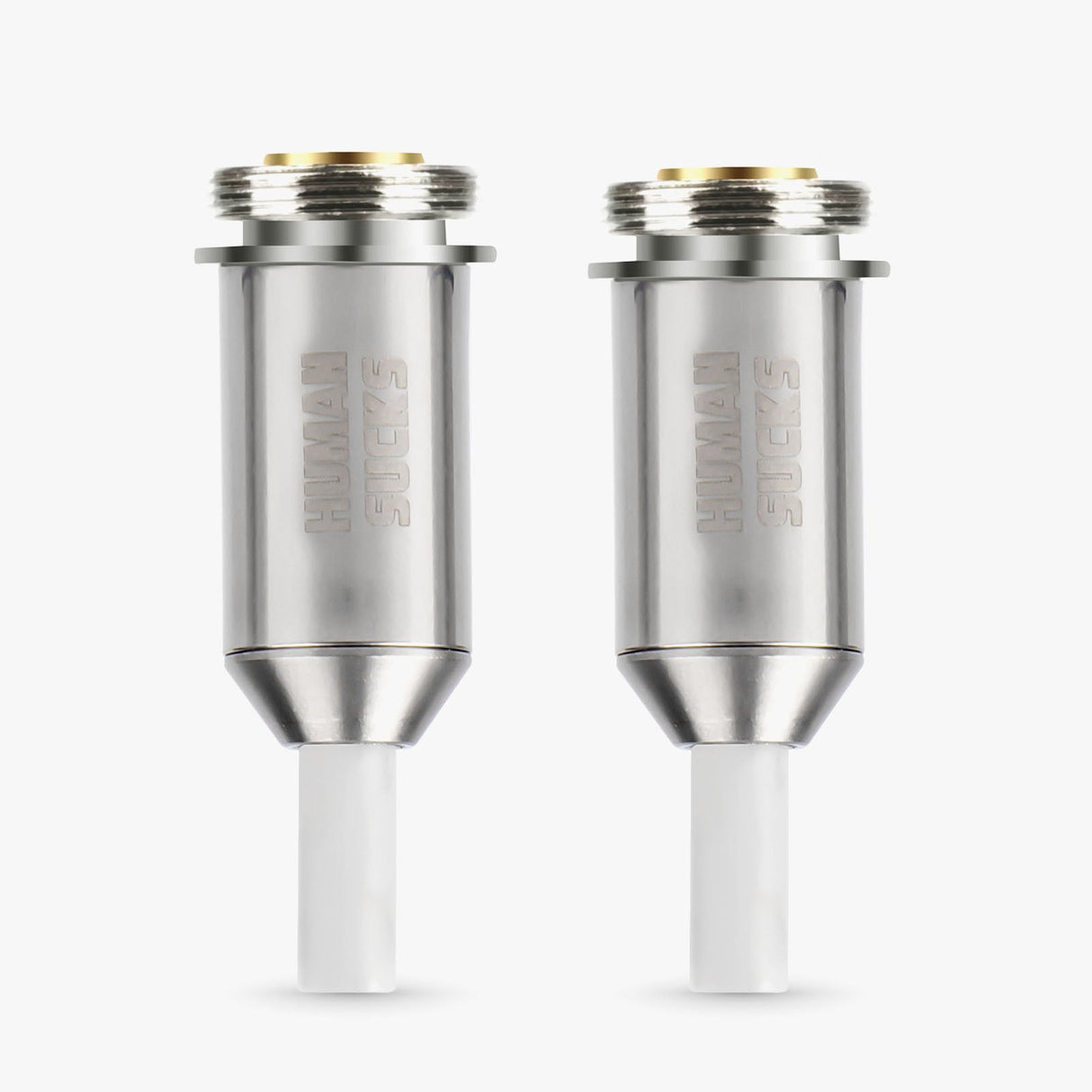 HUMANSUCKS STINGER 2 Tip - Dual Electric Nectar Collector Tips Front View