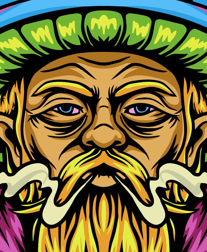 StonerDays Free Your Mind Tank featuring vibrant graphic print, unisex design, front view on white background