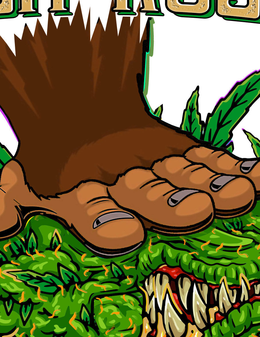 StonerDays Hash Rosin White Tee with bold graphic print, front view on white background