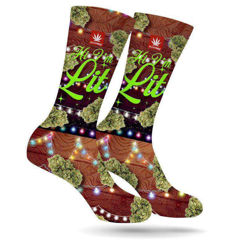 HI I'M LIT UGLY KUSHMAS SOCKS