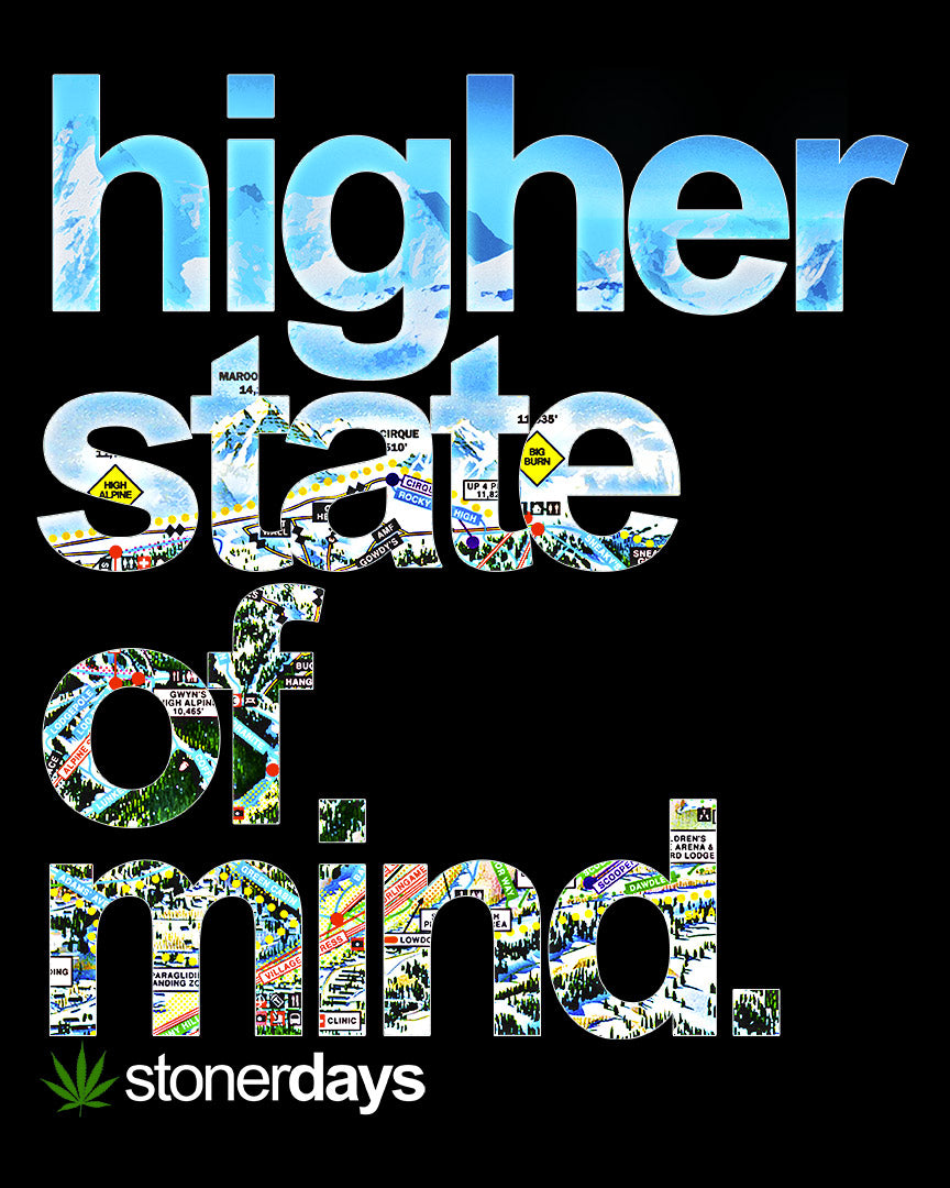 StonerDays Hsom Colorado Edition T-Shirt with Rasta 10 Color Screenprint Design