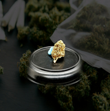 StonerDays Its Just A Plant Mylarpinz Pin Set on dark backdrop, steel material, with cannabis motif