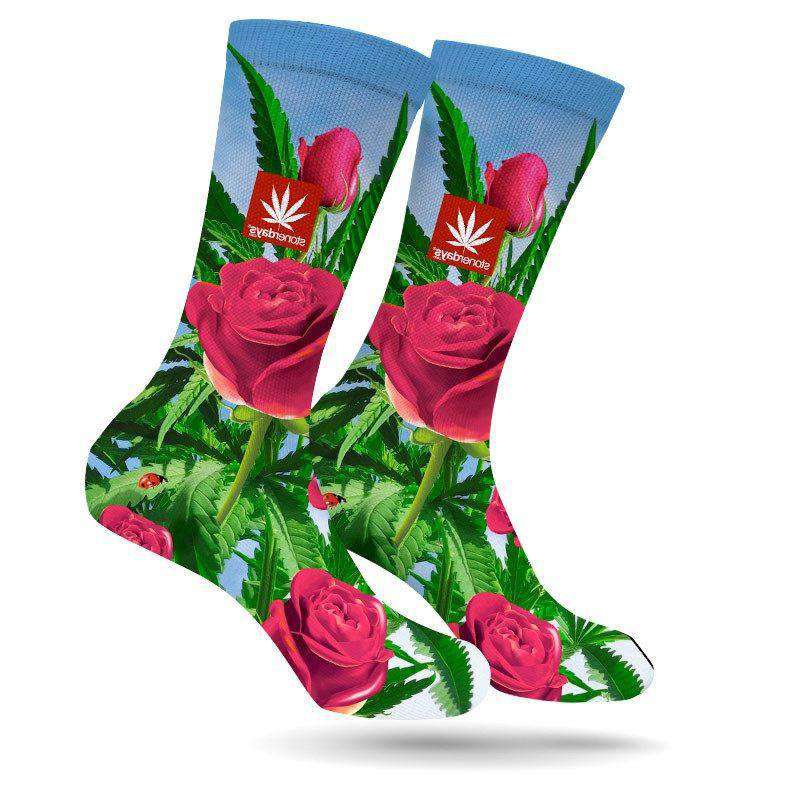 KUSH & ROSES WEED SOCKS