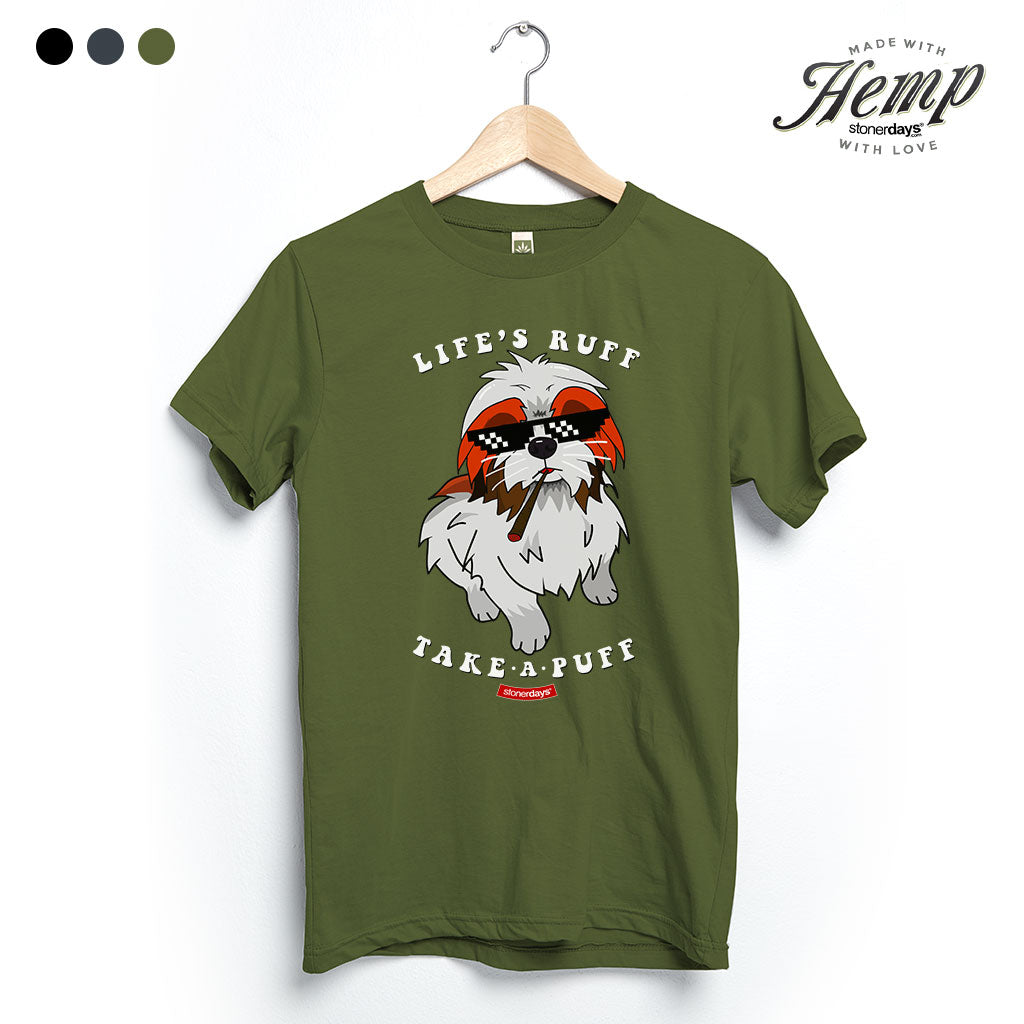 StonerDays 'Life's Tough, Have a Puff' Hemp T-Shirt