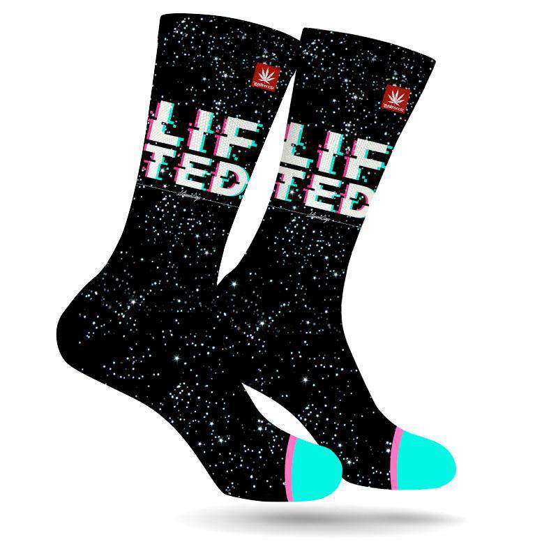 LIFTED WEED MARIJUANA STONER SOCKS