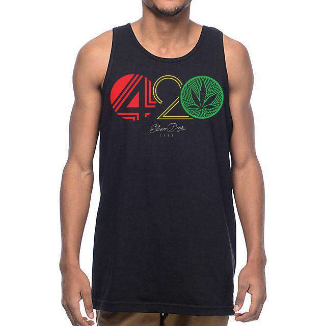 MENS 420 RASTA TANK
