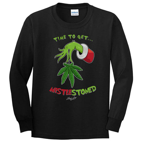 StonerDays Mistlestoned Long-Sleeve Festive Shirt