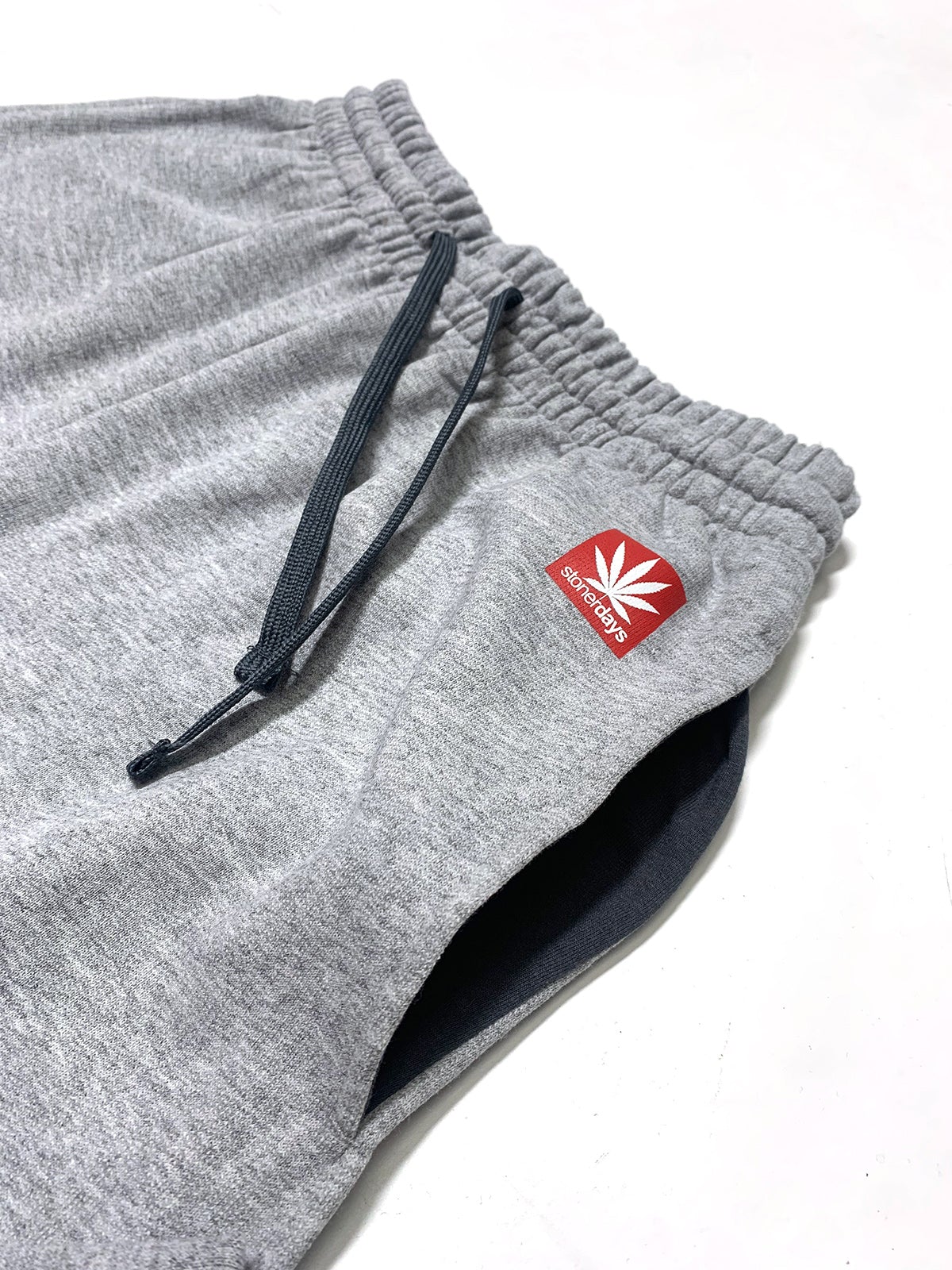 Close-up of StonerDays Mls All-stars Four20 Grey Jogger with drawstring waist