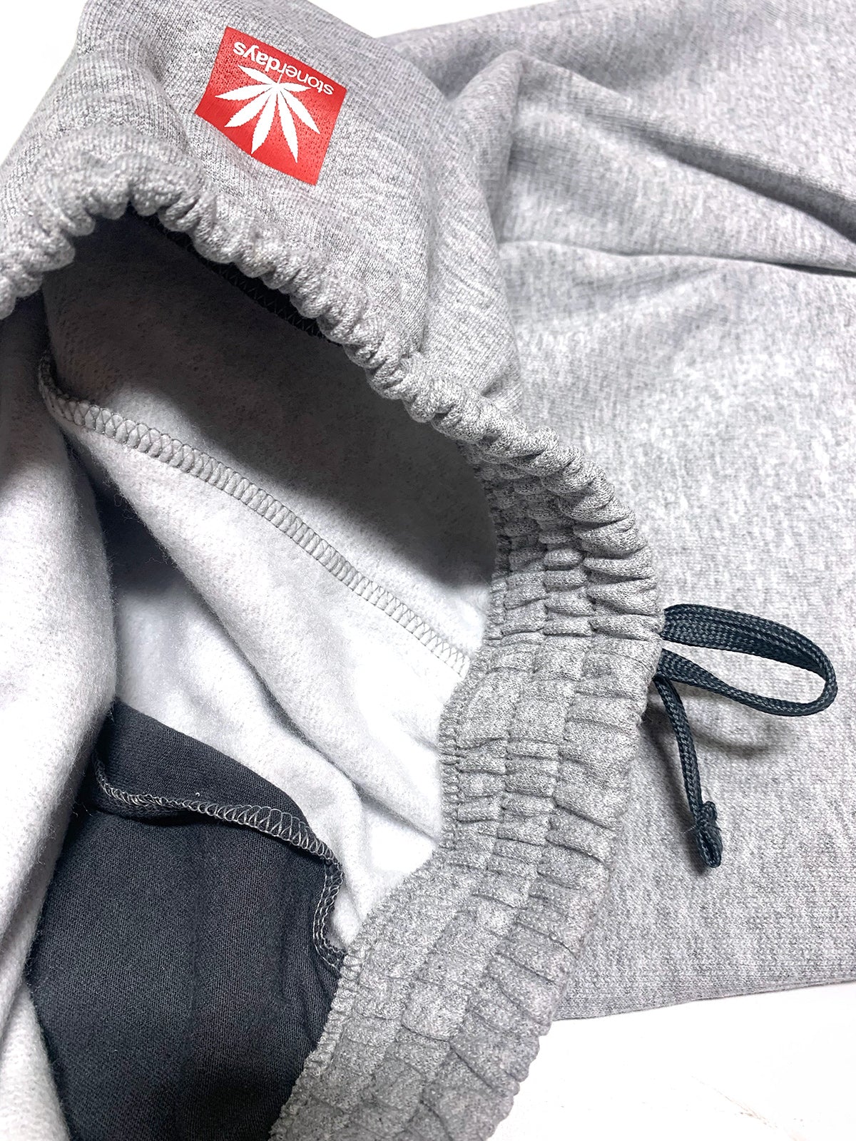 StonerDays Mls All-stars Four20 Grey Jogger close-up showing soft fabric and logo