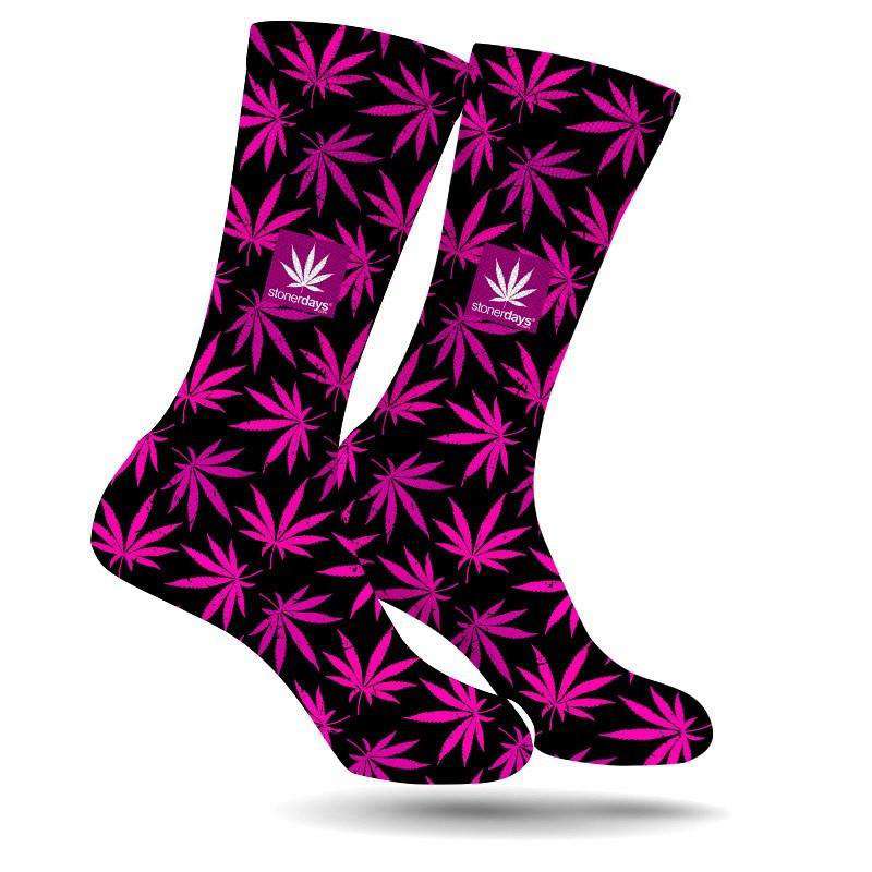 PINK SUPPORT CREW SOCKS