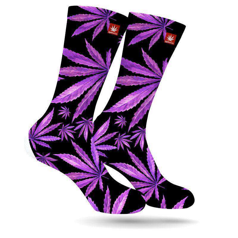 PURPS WEED MARIJUANA STONER SOCKS