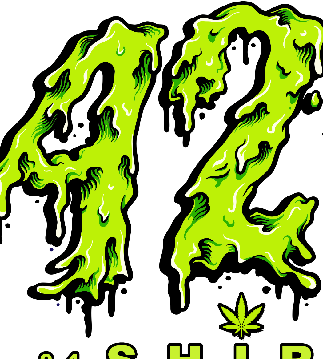 StonerDays 'This Is My 420 Shirt' in white with bold green 420 graphic and cannabis leaf detail