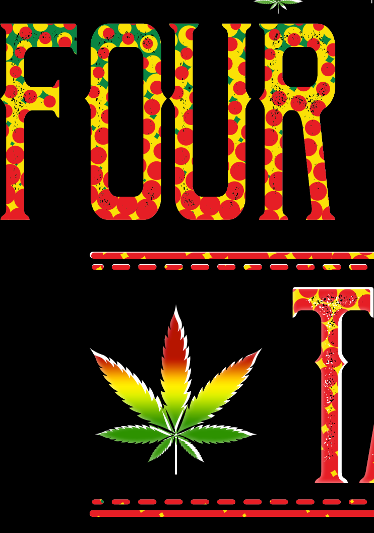 StonerDays 'This Is My Four Twenty' Tank in Green with Cannabis Leaf Design, Unisex Fit