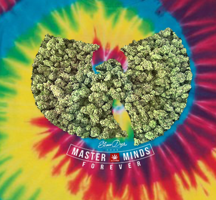 StonerDays Wu Tang Tie Dye T-Shirt with vibrant color pattern and iconic logo