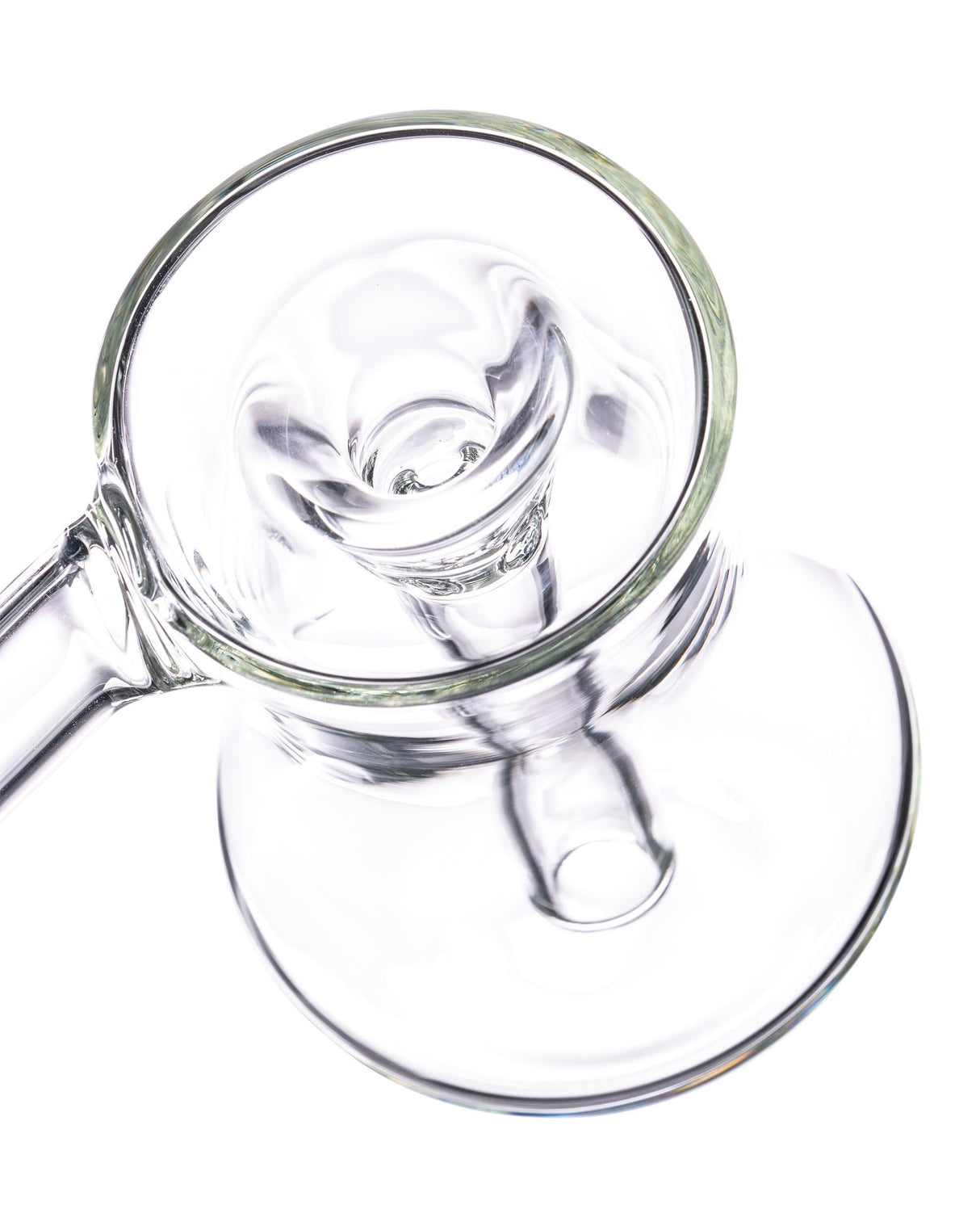 High Rise Gravity Bong by HighRise, clear borosilicate glass, beaker design, top view