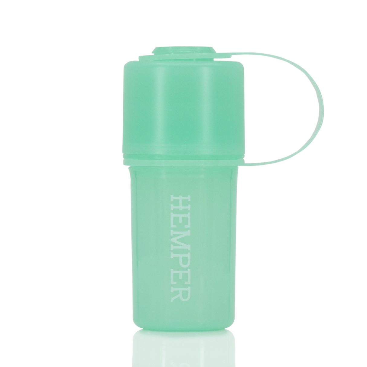 Hemper Keeper 3-in-1 Grinder in Green with Dual Storage - Smell Proof & Water-Resistant