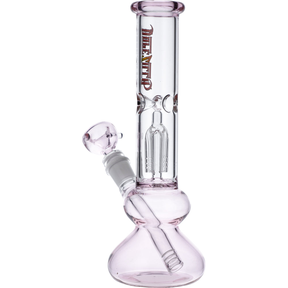 Tokyo Pink Dopezilla 12" Beaker Water Pipe with Percolator for Dry Herbs and Concentrates