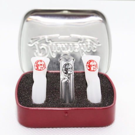 Cypress Hill's Phuncky Feel Tips Tres Equis - 3 Glass Rolling Tips in Display Case