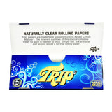 Trip2 Kingsize Clear Rolling Papers 24 Pack front view on white background