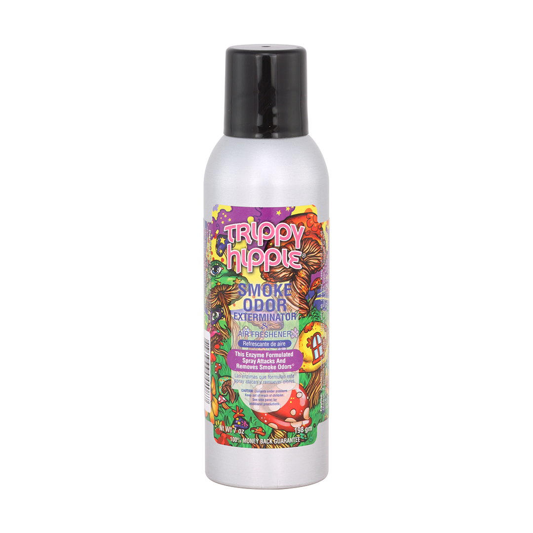 Smoke Odor 7oz Enzyme Odor Eliminator Spray, Trippy Hippie Scent, Front View