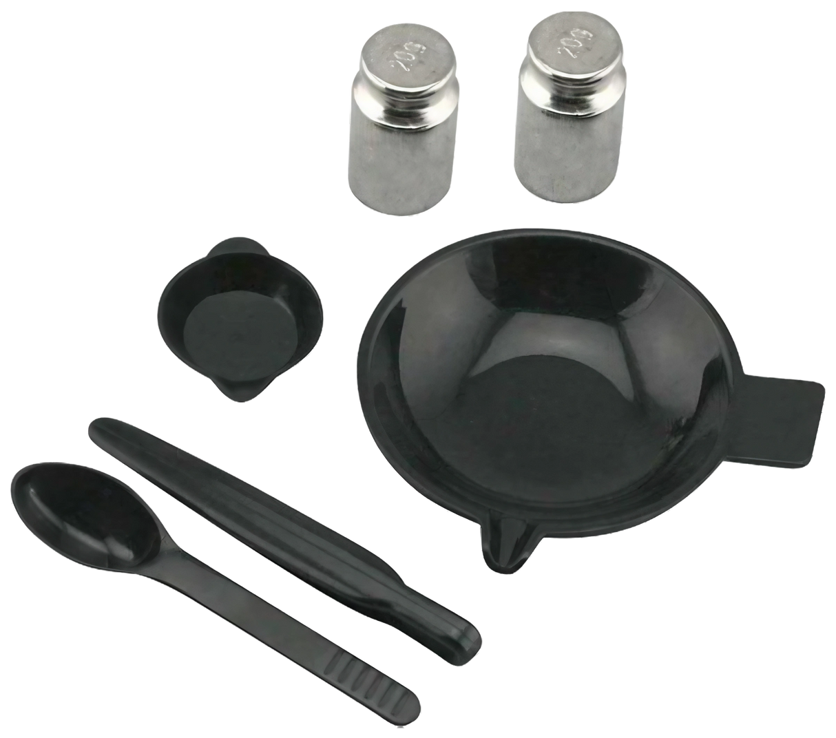 Truweigh Echo Digital Milligram Scale in black, 50g x 0.001g accuracy, with calibration weights and tweezers