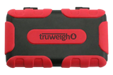 Truweigh Tuff-Weigh Mini Scale in black and red, 100g x 0.01g, portable and battery-powered