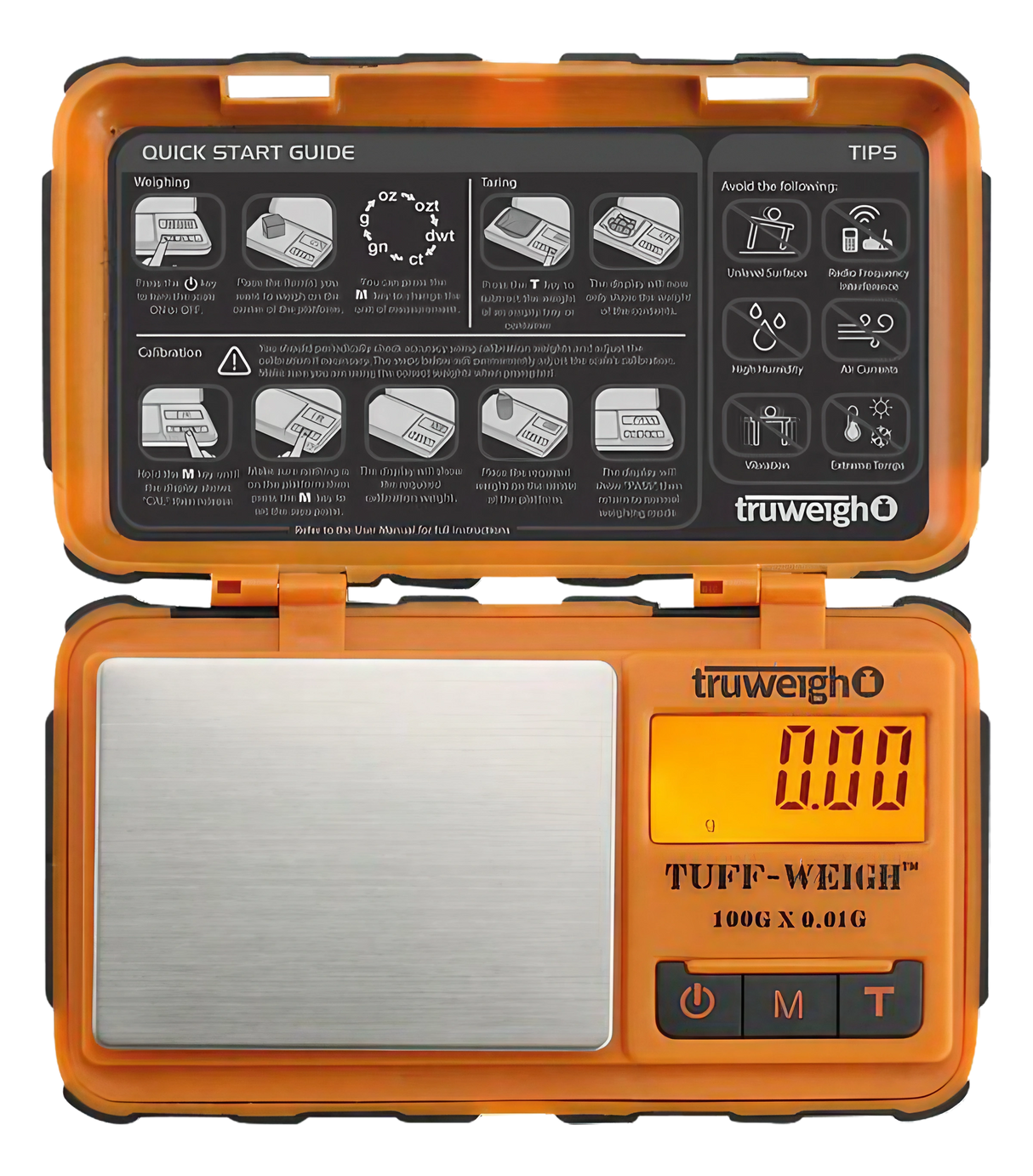 Truweigh Tuff-Weigh Compact Precision Scale - 100g x 0.01g