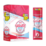 Twisted Hemp Original Wraps in Blue Raspberry Cherry flavor, 15-pack front view